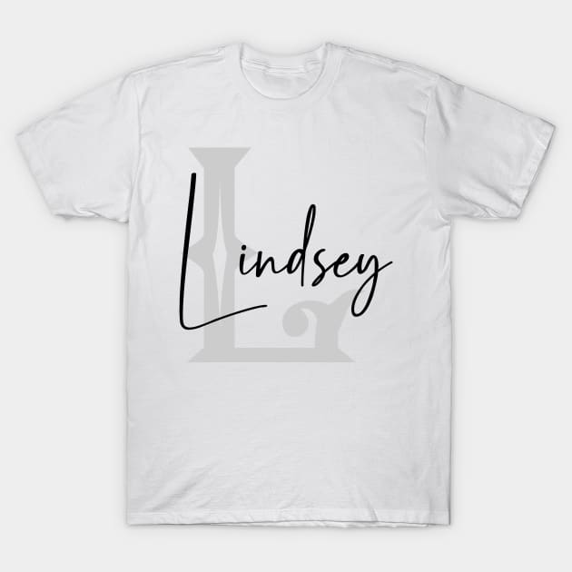 Lindsey Second Name, Lindsey Family Name, Lindsey Middle Name T-Shirt by Huosani